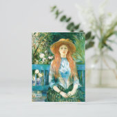 Morisot – 公園の少女 ポストカード (スタンド正面)