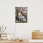 Morisot - Alice Gamby In The Living Room 1890 ポスター (キッチン)
