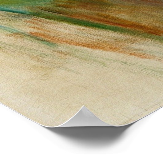 Morisot - Bather In Shirt 1894 ポスター (角)