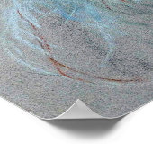 Morisot - Girl With Long Hair 1890 ポスター (角)