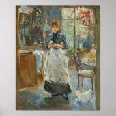 Morisot - In The Dining Room 1886 ポスター (正面)
