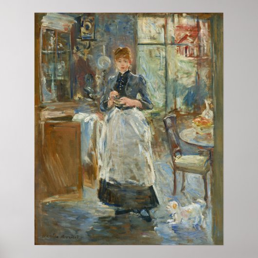 Morisot - In The Dining Room 1886 ポスター (正面)