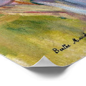 Morisot - On The Beach At Portrieux 1894 ポスター (角)