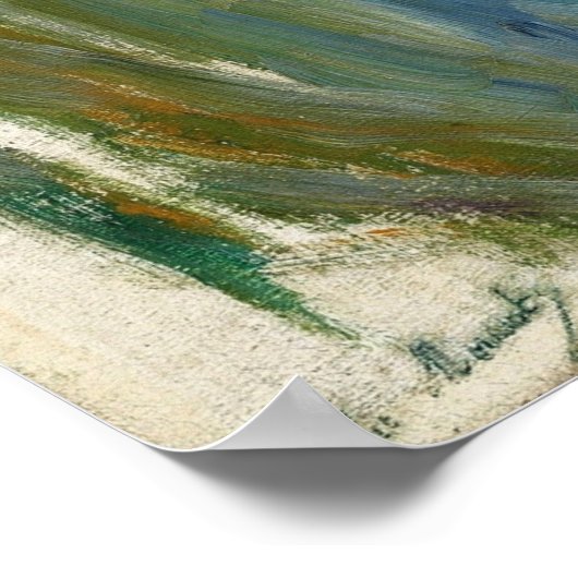 Morisot - Young Girl Put Her Skate 1893 ポスター (角)