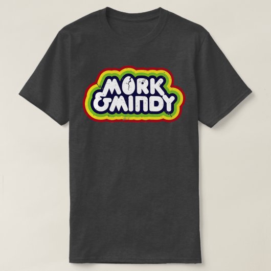 Mork Mindy 70sショー Tシャツ (デザイン正面)