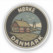 Mørke, Denmark Danmark シール (正面)