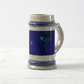 Morkeleb黒いマグ ビールジョッキ (正面右)