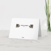 Morkieグリーティングカード カード (裏面)