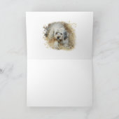 Morkieグリーティングカード カード (内部)