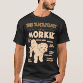 Morkieペット恋人のギフトの解剖学 Tシャツ (正面)