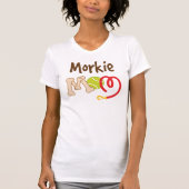 Morkie犬の品種お母さんのギフト Tシャツ (正面)