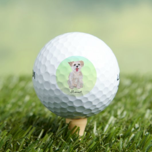 Morkie Dog Golf Balls Supersoft Calleway ゴルフボール (インサイチュ 木)