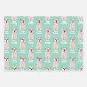 Morkie Dog Wrapping Paper Sheets Personalize ラッピングペーパーシート (正面3)