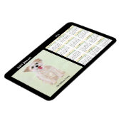 Morkie Flexible 2026カレンダー マグネット (左側)