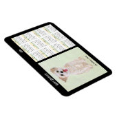 Morkie Flexible 2026カレンダー マグネット (右側)