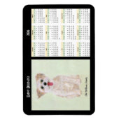Morkie Flexible 2026カレンダー マグネット (縦)