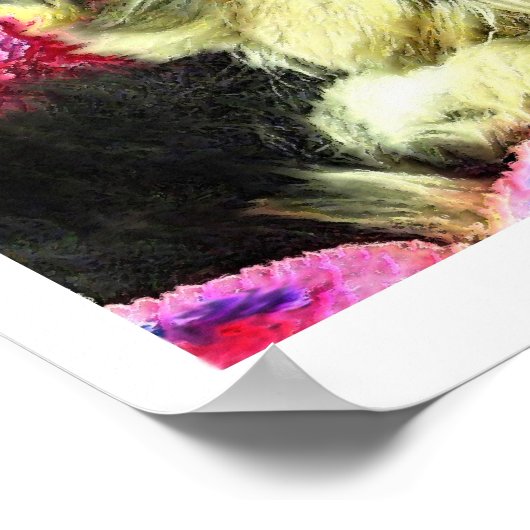 morkie puppy ポスター (角)