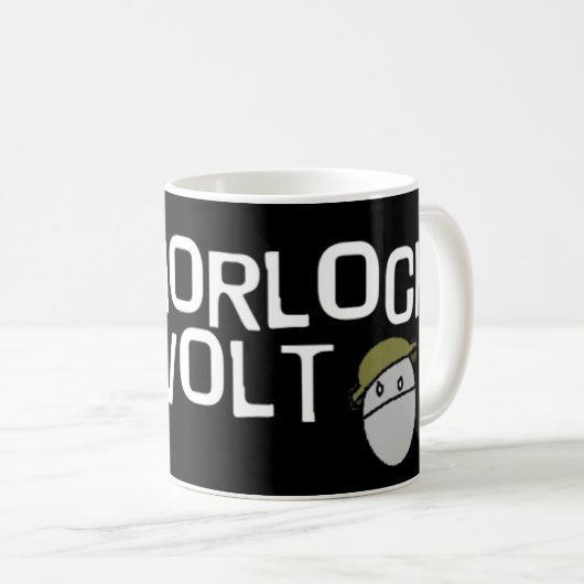 Morlockの旗のマグ コーヒーマグカップ (正面右)