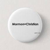 Mormon=Christian 缶バッジ (正面)