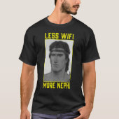 Mormon LDS Missionary Less Wifi More Nephi 3 Tシャツ (正面)
