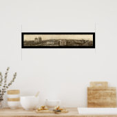 Mormon Temple Birdseye Photo 1910 ポスター (キッチン)