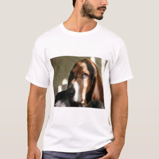 Morninのバセット犬 Tシャツ