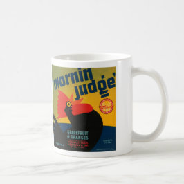 Morninの裁判官のグレープフルーツおよびオレンジ コーヒーマグカップ