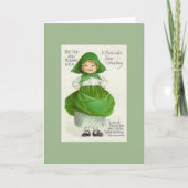 Morninセントパトリック日カードのヴィンテージの上 カード (正面)