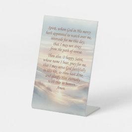 Morning祈りの言葉on a Pedestal Sign 台座サイン