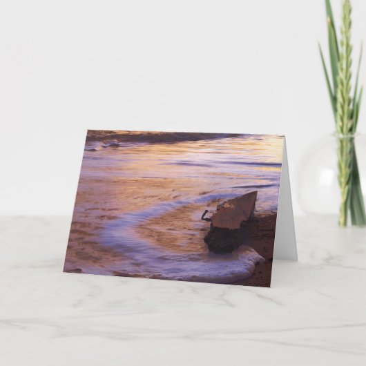 Morning Adriftグリーティングカード カード (正面)