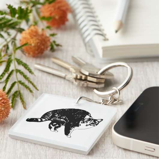 Morning Bell Tabby キーホルダー (正面右)