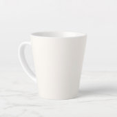 Morning Bloom | エレガント フラワー コーヒーマグ  カフェラテマグ (左アングル)