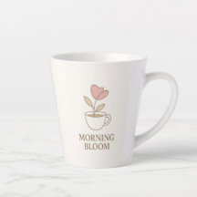 Morning Bloom | エレガント フラワー コーヒーマグ 
