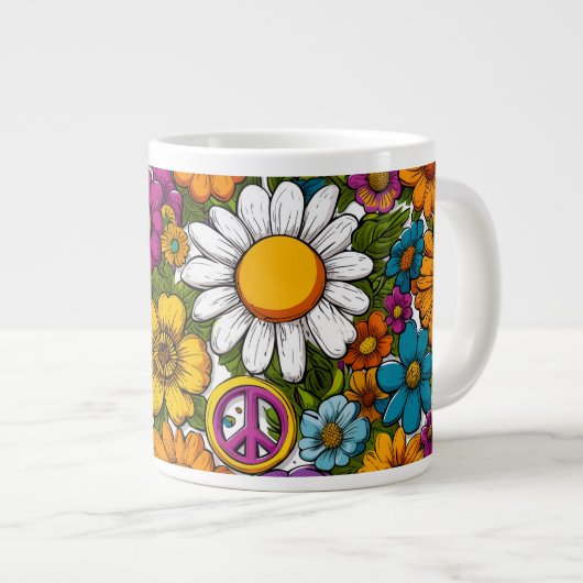 Morning Blooms  coffee Specialty Mug ジャンボコーヒーマグカップ (正面右)
