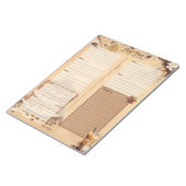 Morning Brew 7日間の食事プランナー tear-away ノートパッド (アングル)