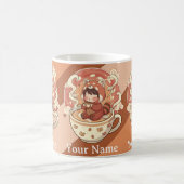 Morning Brew Kawaii Red Panda Mug コーヒーマグカップ (中央)