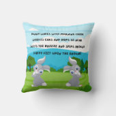 Morning Bunny Hop  クッション (裏面)