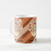 Morning Caffeine Kawaii Chibi Koala Coffee Mug コーヒーマグカップ (正面左)