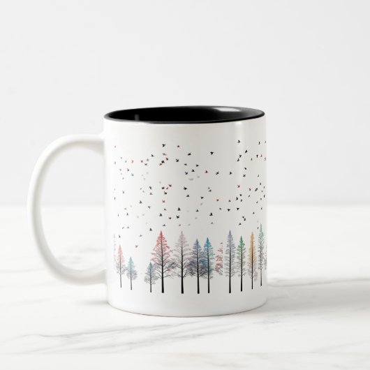 Morning Calm – 色とりどりの可能性が広がるマグ ツートーンマグカップ (左)