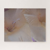 Morning Calm: Blush Petals in Gentle Focus ジグソーパズル (横)