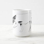 Morning Calm, No Rush コーヒーマグカップ (中央)