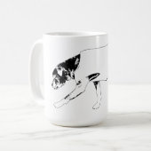 Morning Calm, No Rush コーヒーマグカップ (正面左)