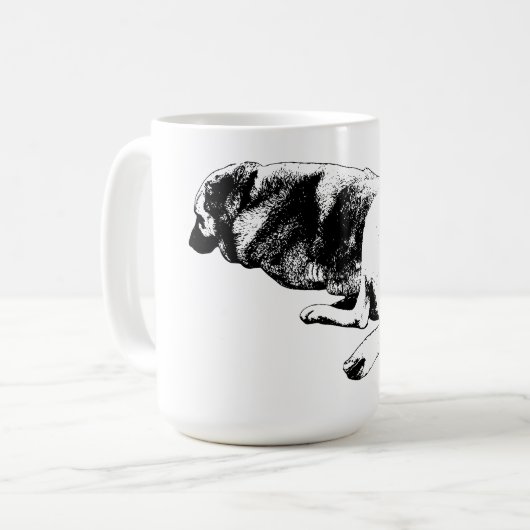 Morning Can Wait コーヒーマグカップ (正面左)