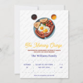 Morning Charge Fellowship Breakfast Invitation 招待状 (正面)