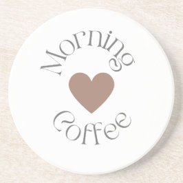 Morning Coffee, Caffine Lover Gift idea コースター