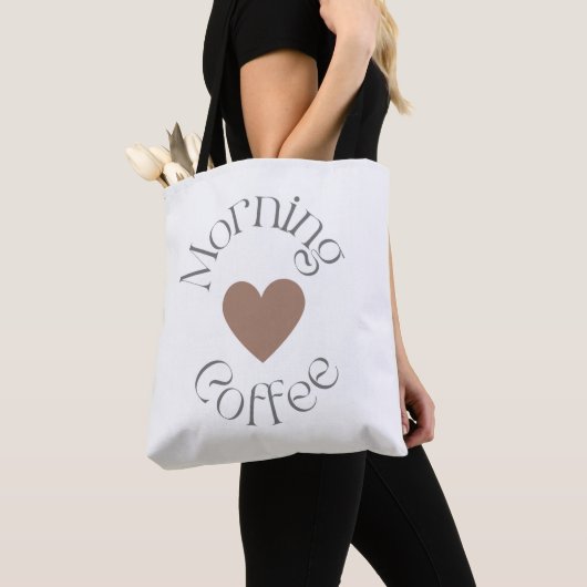 Morning Coffee, Caffine Lover Gift idea トートバッグ (クローズアップ)