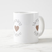 Morning Coffee, Cozy Coffee Lover Gift ジャンボコーヒーマグカップ (正面右)