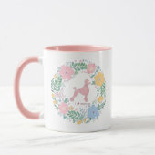 Morning Coffee & Dogs: Custom Poodle Photo & Name マグカップ (左)