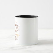 Morning Coffee Elegant Mug. マグカップ (中央)