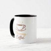 Morning Coffee Elegant Mug. マグカップ (正面左)